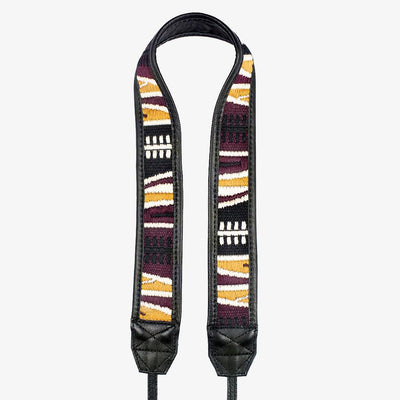 Jaipur #111 - Fabric & Leather camera strap