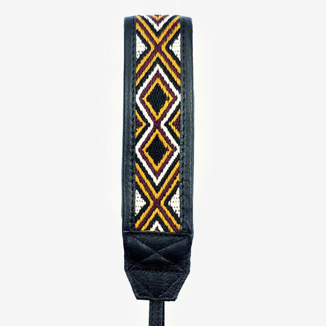 Jaipur #108 - Fabric & Leather camera strap