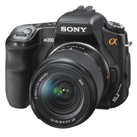 Alpha DSLR-A200 Reflex - Black + Sony 18-70mm f/3.5-5.6 AF DT f/3.5-5.6