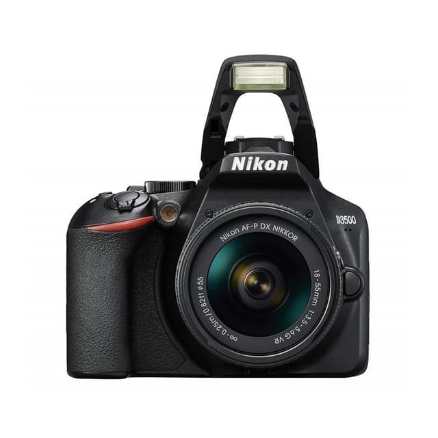 SLR D3500 - Black + Nikon AF-S DX Nikkor 18-55mm f/3.5-5.6G VR f/3.5-5.6 de segunda mano en Camera Market