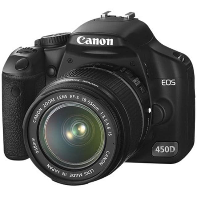 EOS 450D SLR - Black + Canon EF-S 18-55mm f/3.5-5.6 IS II f/3.5-5.6 · imagen principal