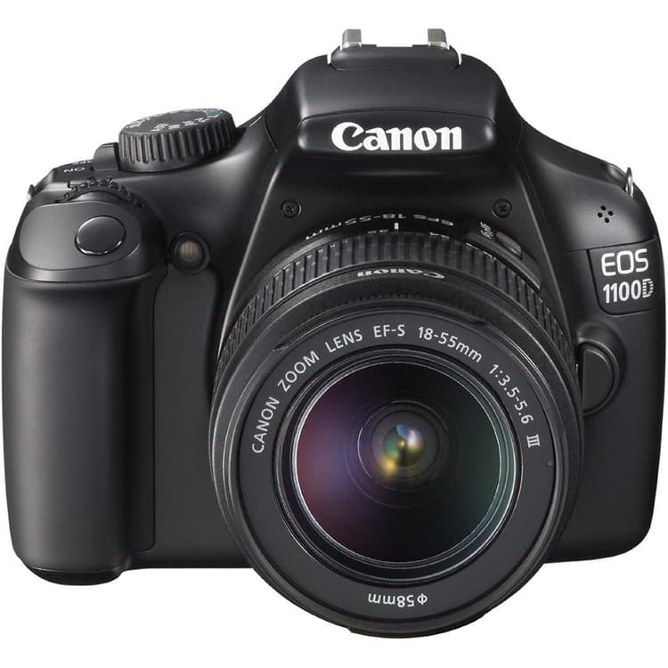 EOS 1100D SLR - Black + Canon EF-S 18-55 mm f/3.5-5.6 III f/3.5-5.6 · main image