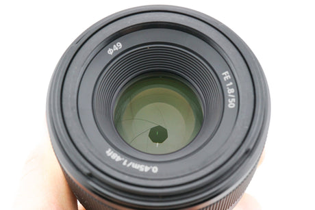 Sony 50mm f1.8 FE - (Montura Sony E-mount) negro