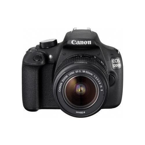 EOS 1200D SLR - Black + Canon Canon EF-S 18-55 mm f/3.5-5.6 IS II f/3.5-5.6 de segunda mano en Camera Market
