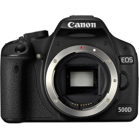 Canon EOS 500D SLR - Black + Canon EF-S 18-55mm f/3.5-5.6 IS II