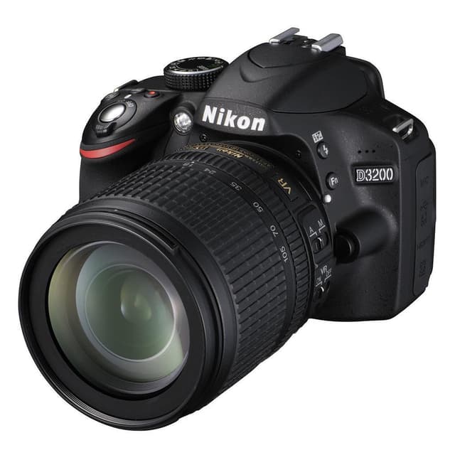 SLR D3200 - Black + Nikon AF-S DX Nikkor 18-105mm F3.5-5.6G ED VR f/3.5-5.6 · imagen principal