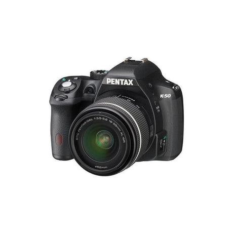 Réflex K50 - Negro + Pentax 18-55mm f/3.5-5.6 WR f/3.5-5.6