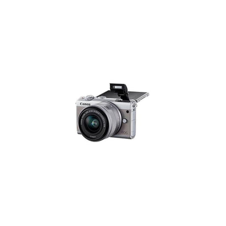 EOS M100 - Gray + Canon Zoom Lens EF-M 15-45 mm f/ 3.5-6.3 IS STM f/3.5-6.3