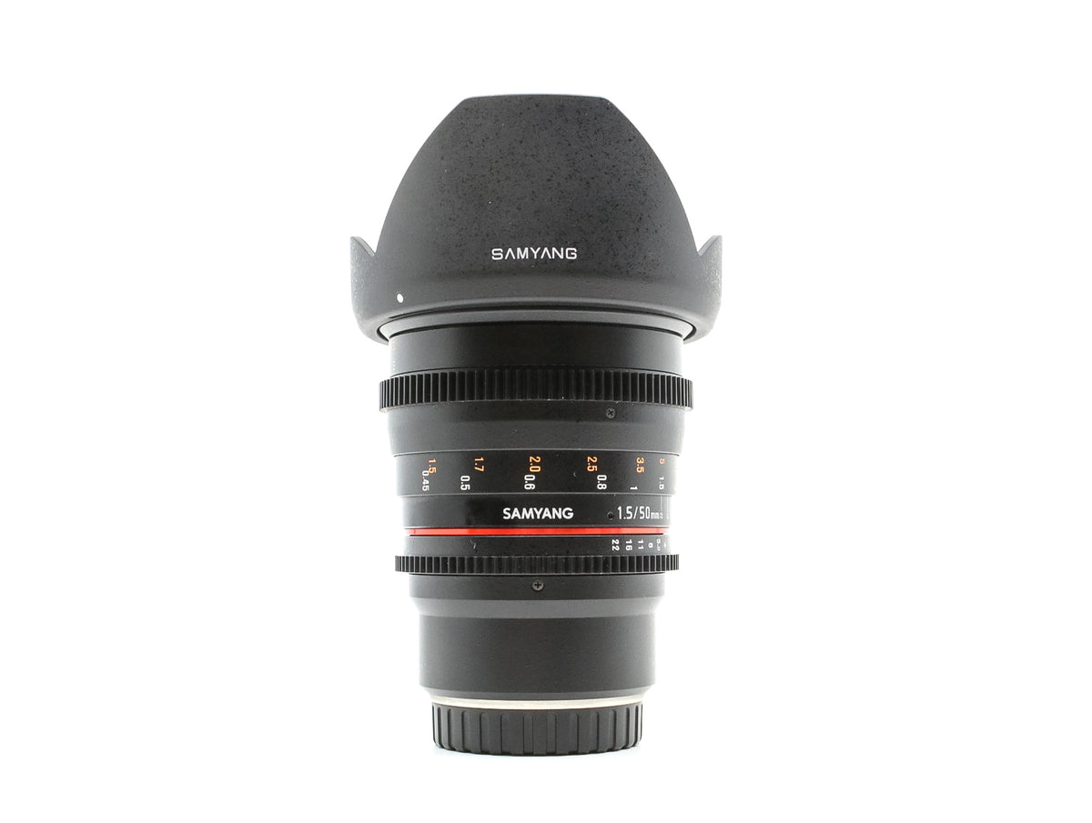 Samyang 50mm T1.5 Cine VDSLR AS UMC - Fujifilm X Fit  · main image