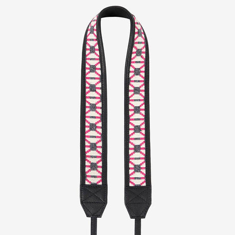 Jaipur #104 - Fabric & Leather camera strap