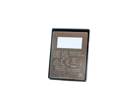 Sony XQD G 240GB 400MB/s Card
