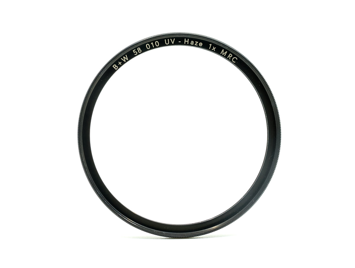 B+W 58mm F-Pro 010 UV-Haze MRC Filter  · main image