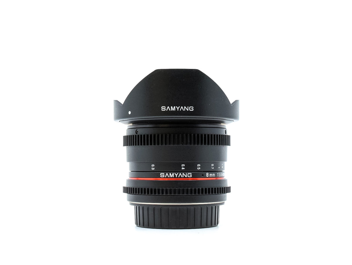 Samyang 8mm T3.8 VDSLR UMC Fisheye CS II - Canon EF fit  · main image