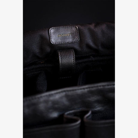 Roma Black Waxed Canvas Camera Bag