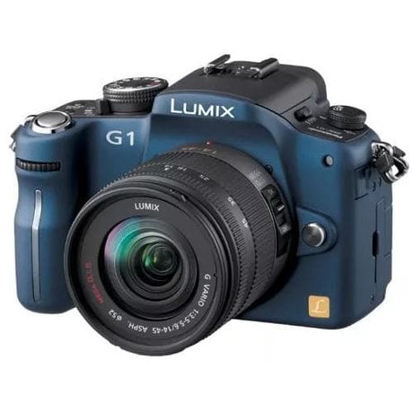 Panasonic DMC-G1 - Blue + Panasonic Lumix G Vario 14-42mm f/3.5-5.6 ASPH Mega OIS f/3.5-5.6