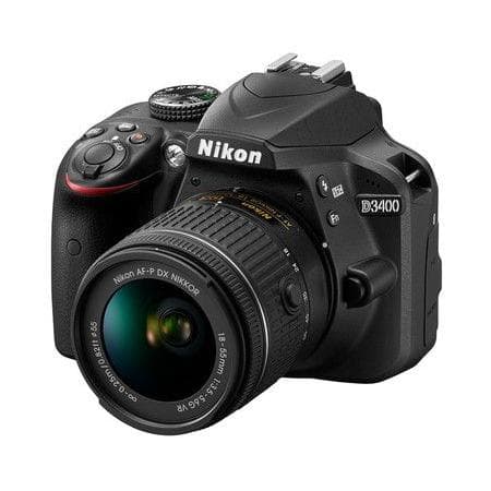 SLR D3400 - Black + Nikon AF-P DX Nikkor 18-55 mm f/3.5-5.6G VR