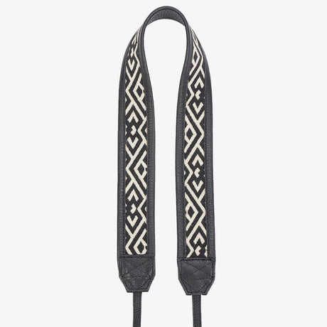 Jaipur #102 - Fabric & Leather camera strap