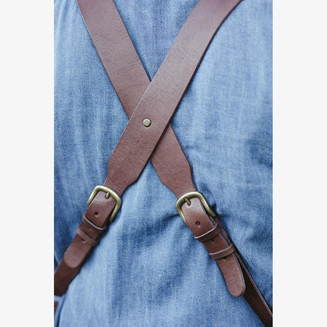 Berlin #702 - Brown dual leather camera strap