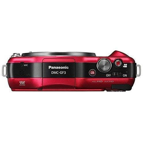 Panasonic DMC-GF3 - Red/Black + Panasonic Lumix G Vario 14-42mm f/3.5-5.6 ASPH f/3.5-5.6