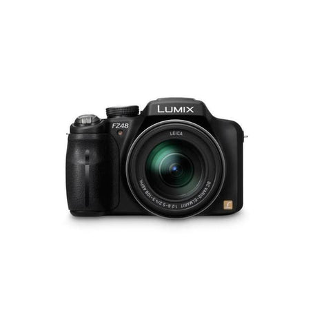 Panasonic DMC-FZ48 Compact Camera - Black + Panasonic Leica DC Vario-Elmarit 4.5-108mm f/2.8-5.2 ASPH f/2.8-5.2