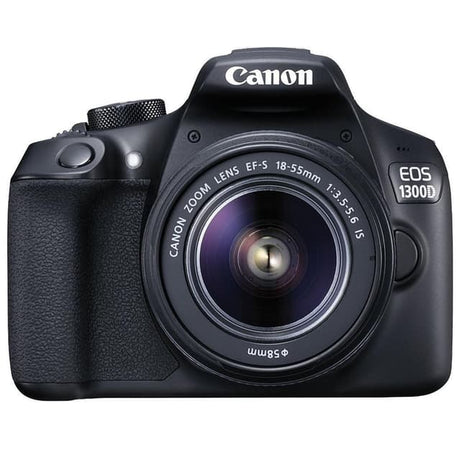 EOS 1300D SLR - Black + Canon EF-S 18-55mm f/3.5-5.6 IS II f/3.5-5.6