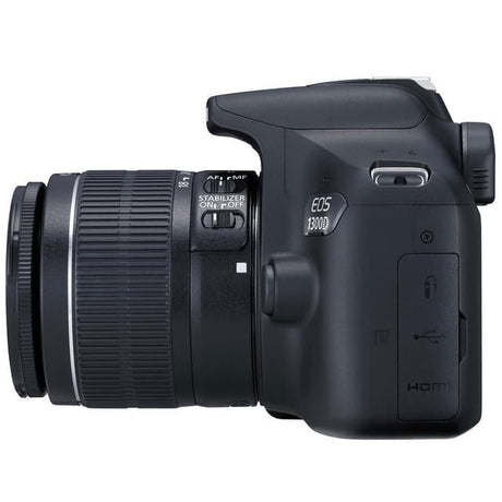 EOS 1300D SLR - Black + Canon EF-S 18-55mm f/3.5-5.6 IS II f/3.5-5.6