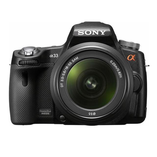 SLT-A33 SLR - Black + Sony DT 18-55mm f/3.5-5.6 SAM f/3.5-5.6 de segunda mano en Camera Market