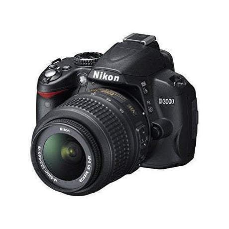 SLR D3000 - Black + Nikon AF-S DX 18-55 mm f/3.5-5.6 G VR f/3.5-5.6 GVR