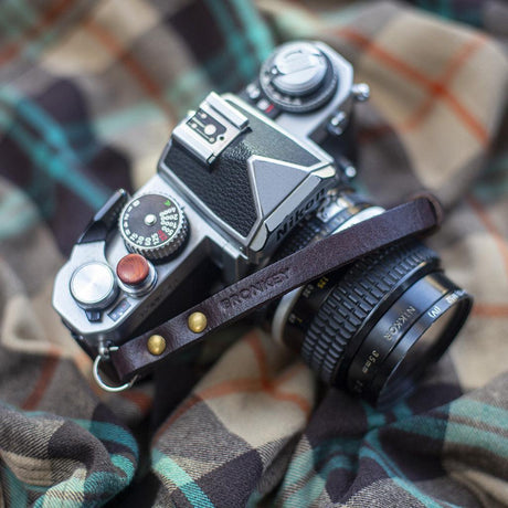 Berlin #202 - Brown Leather camera strap