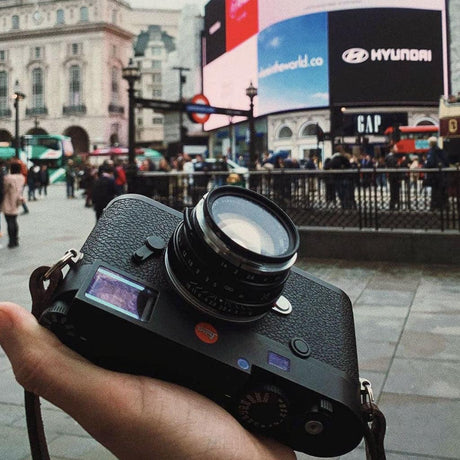 Berlin #102 - Brown Leather camera strap