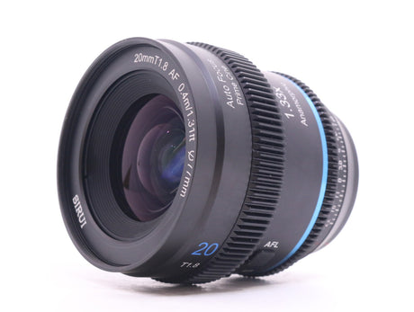 Sirui 20mm T1.8 1.33x Anamorphic [Blue Flare] - Sony E Fit