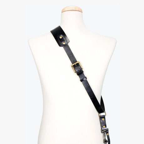 Berlin #601 - Black sling leather camera strap