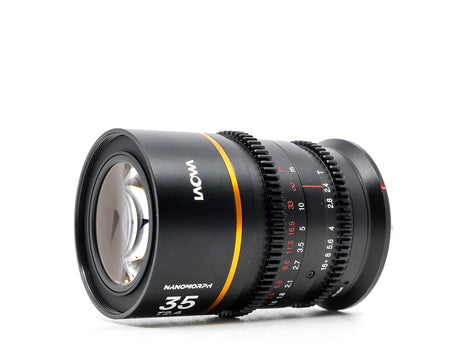 Venus Laowa 35mm T2.4 Nanomorph [Amber Flare] - Sony E Fit